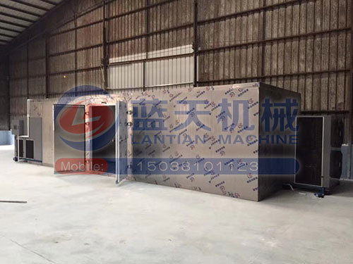 云南空氣能熱泵烘干機安裝現場