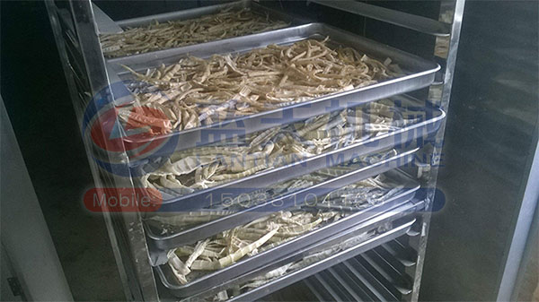 江西竹筍烘干機用戶現場